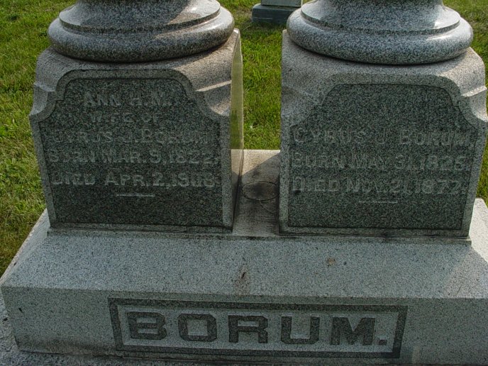 Cyrus and Ann Borum
