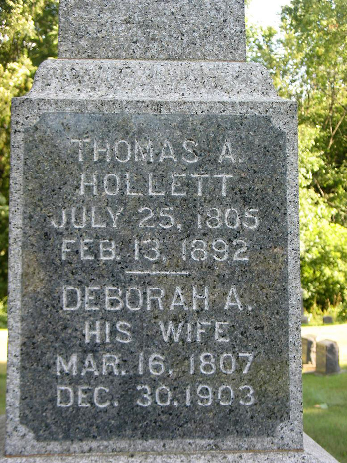 Thomas and Deborah Hollett